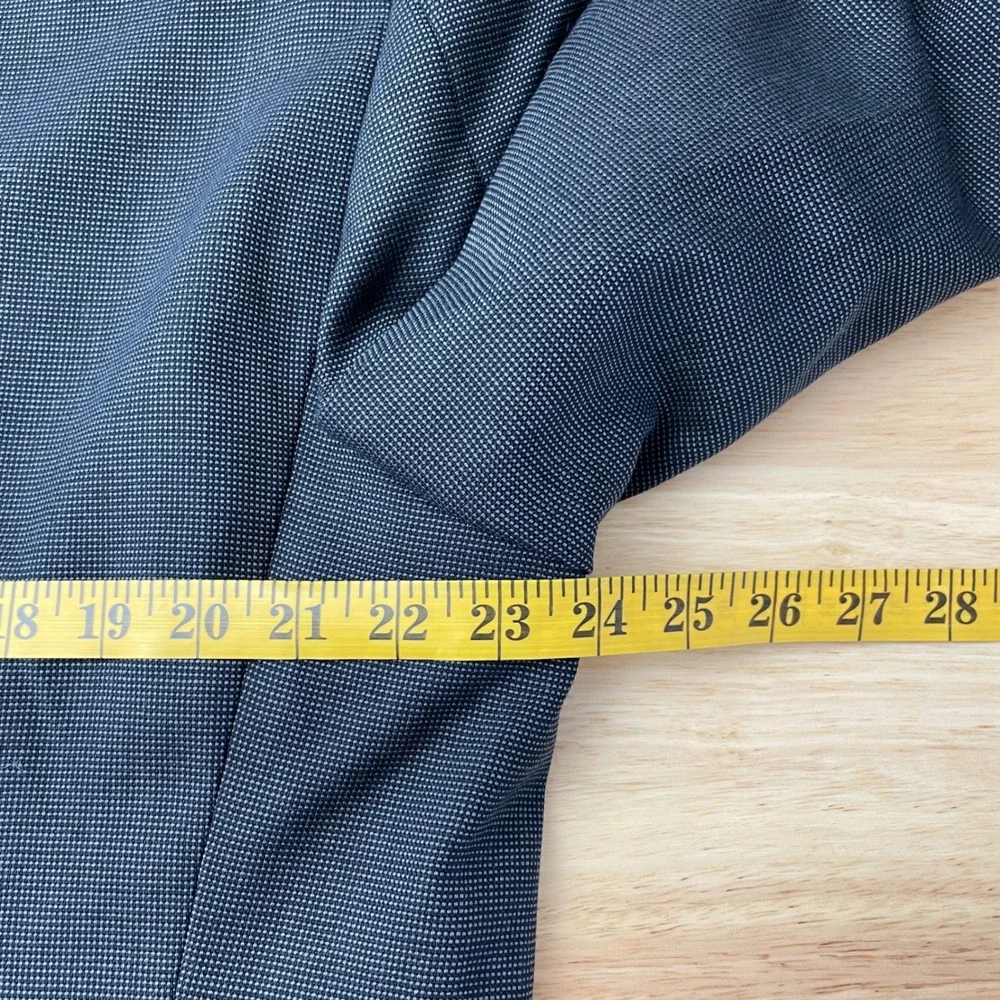 Canali Mens Gray 100% Wool 2 Button Blazer Sport Coat Italy EU 56R, US‎ 46R